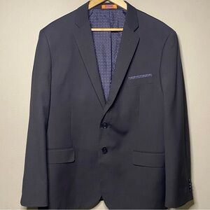 Steven Land Modern Man Carlo Sport Coat Blazer Men 42R Gray Double Vented